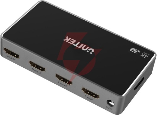 Unitek v1109a rozgałęźnik sygnału hdmi 1.4b 1 in-4 out 4k