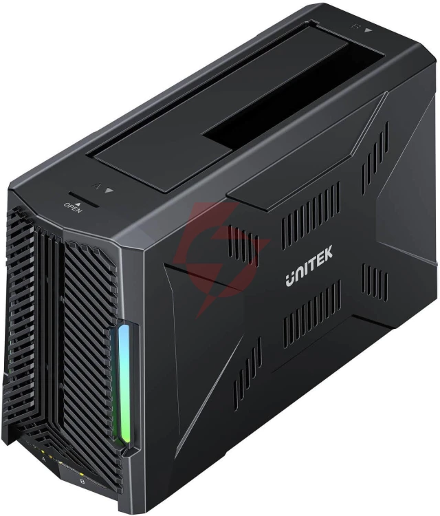 Unitek stacja dokująca, 1x dysk m.2 nvme, 1x dysk sata, usb-c 10 gbps s1234b01-eu