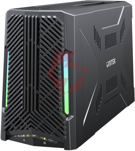 Unitek stacja dokująca, 1x dysk m.2 nvme, 1x dysk sata, usb-c 10 gbps s1234b01-eu