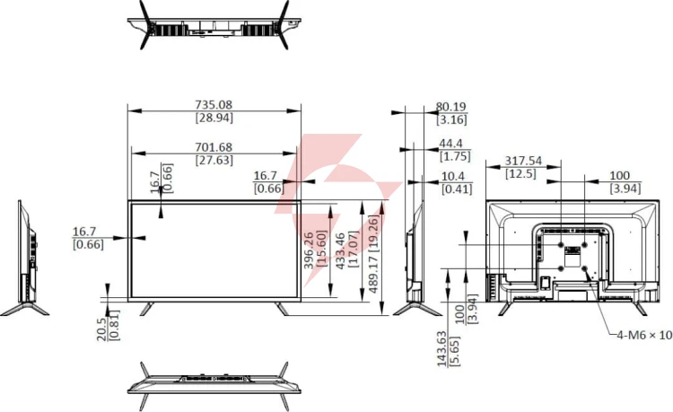 Monitor hikvision ds-d5032f3-1v0s