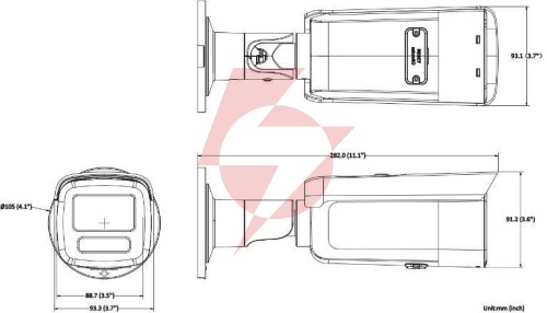 Kamera ip hikvision ds-2cd2t66g2h-4i(2.8mm)
