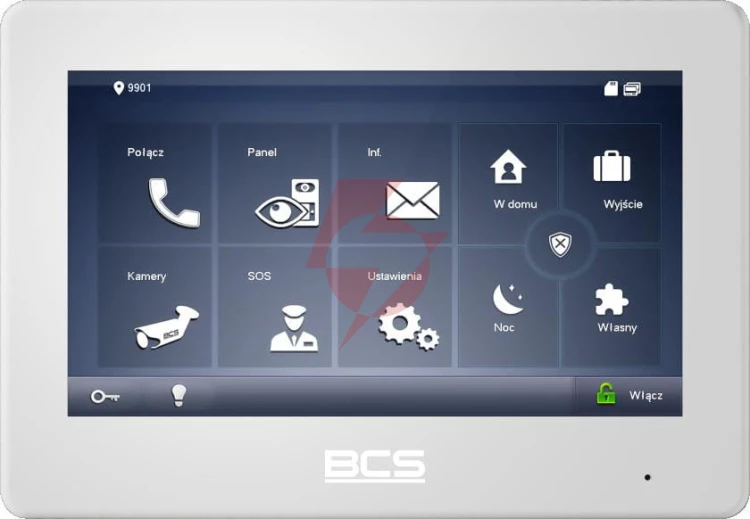 Monitor wideodomofonowy bcs line bcs-mon7600w-2