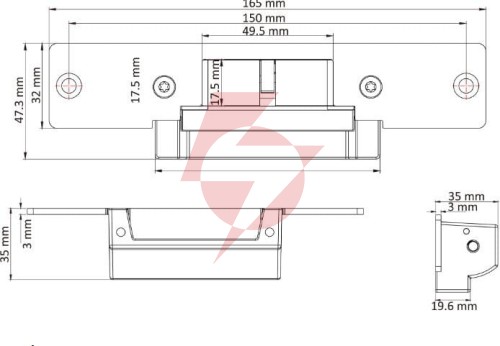 Uchwyt hikvision ds-k4g100(o-std)
