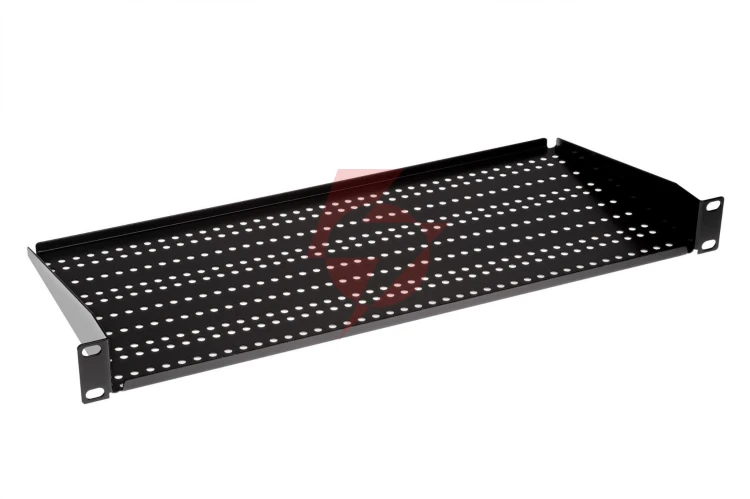 Add-rack1pu1 półka do szafy rack 19" 1u 200mm z otworowaniem