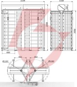 Bramka cartpoland sesam twin cp+ d+ o- 120y stal 304
