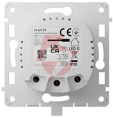 Ajax włącznik światła lightcore dimmer vertical (white)
