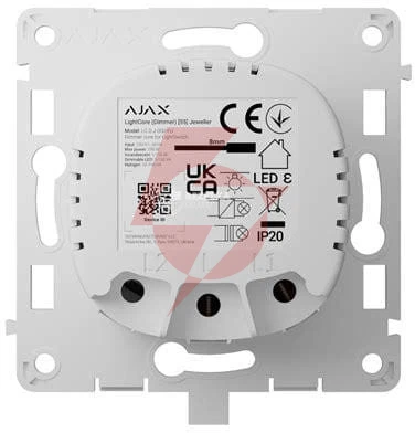 Ajax włącznik światła lightcore dimmer vertical (white)
