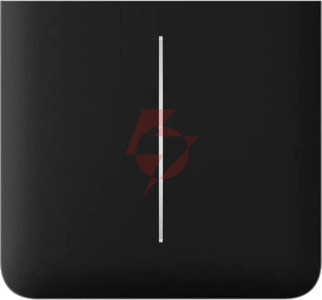 Ajax przycisk sidebutton (2-gang) vertical (black)