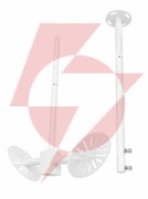 Uchwyt camsafe cs50-kso2 biały