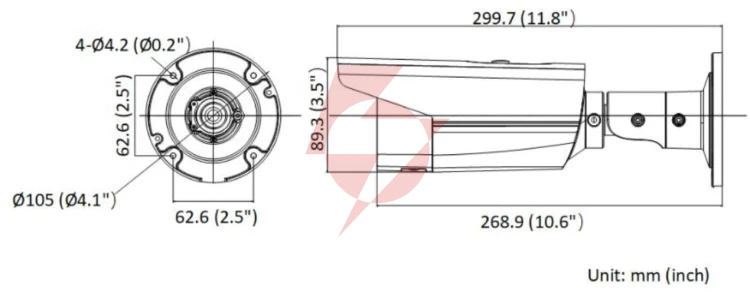 Kamera ip hikvision ds-2cd2t43g2-2li(2.8mm) pl