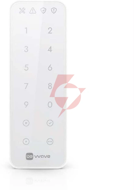 Be wave bezprzewodowa klawiatura dotykowa (biała typ urządzenia akp-200-w) smart keypad w (akp-200-w