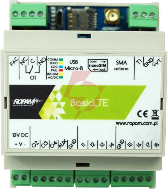 Ropam basic4g-d4m moduł powiadomienia i sterowania lte (2g/4g)