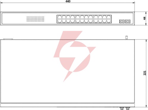 Switch hikvision ds-3e1526p-si linkvu