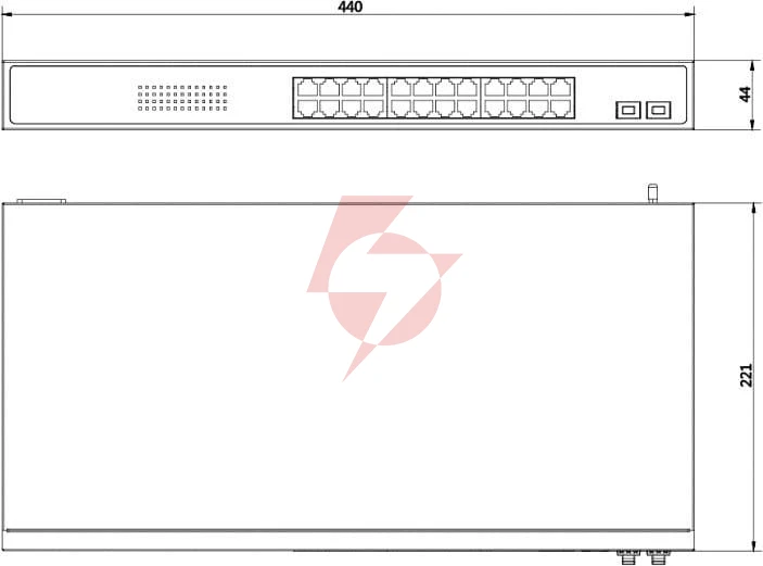 Switch hikvision ds-3e1526p-si linkvu