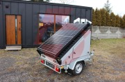 Przyczepa wieża do monitoringu pv3 do robudowy