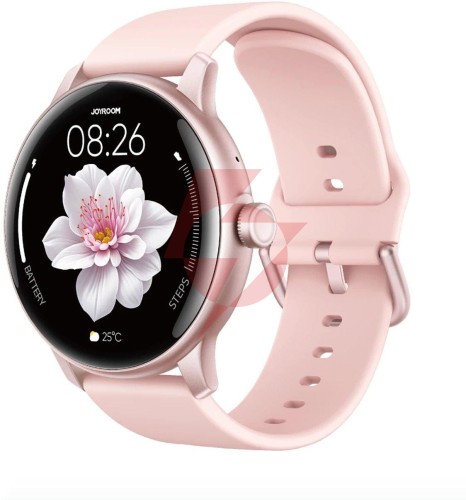 Smartwatch joyroom classis series jr-fc1 z funkcją odbierania połączeń / ochroną ip68 - różowy