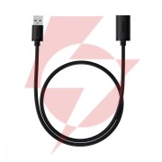 Przedłużacz kabel usb 2.0 1.5m baseus airjoy series - czarny 146053 - 6932172629878