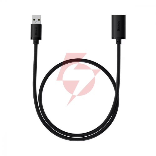 Przedłużacz kabel usb 2.0 1.5m baseus airjoy series - czarny 146053 - 6932172629878