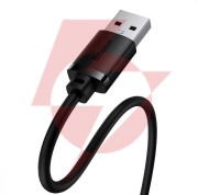 Przedłużacz kabel usb 2.0 1.5m baseus airjoy series - czarny 146053 - 6932172629878