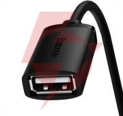 Przedłużacz kabel usb 2.0 1.5m baseus airjoy series - czarny 146053 - 6932172629878