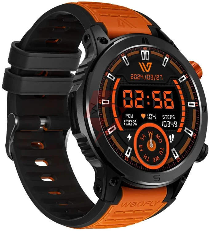 Smartwatch weofly conquer pomarańczowy