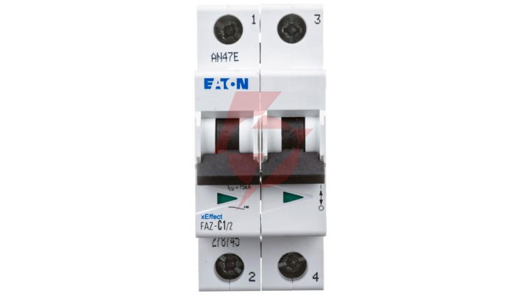 Wyłącznik nadprądowy 2P C 1A 15kA AC FAZ C1/2 278745