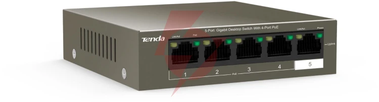 Switch poe tenda teg1105p-4-63w