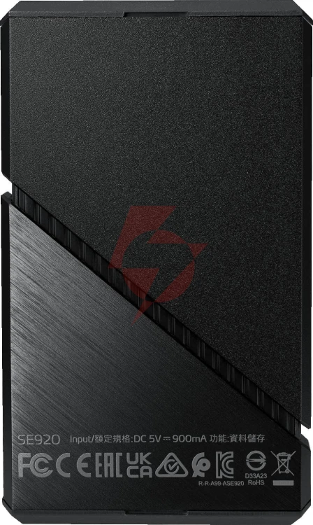Dysk ssd adata se920 2tb usb4c 3800/3700 mb/s czarny