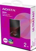 Dysk ssd adata se920 2tb usb4c 3800/3700 mb/s czarny