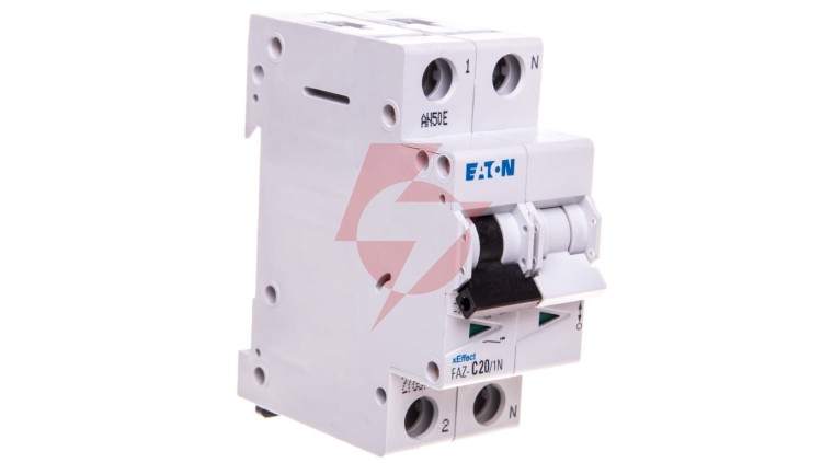 Wyłącznik nadprądowy 1+N C 20A 15kA AC FAZ C20/1N 278675