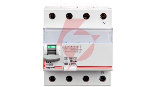 Wyłącznik różnicowoprądowy P 304 4P 63A 0,03A Typ F (HPI) SERII DX3 411696