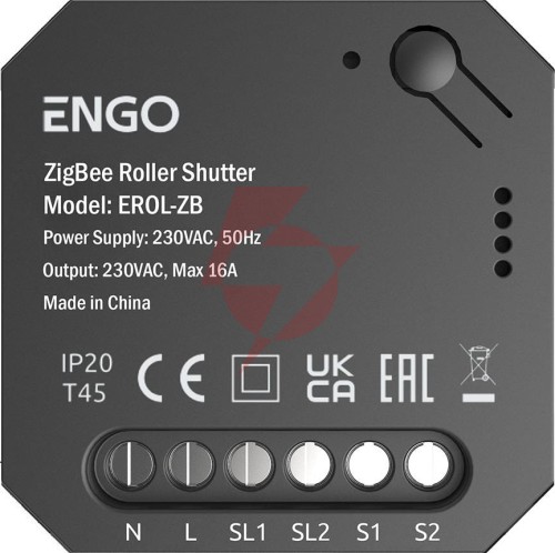 Engo controls erol-zb - sterownik rolet do systemu engo smart, zigbee