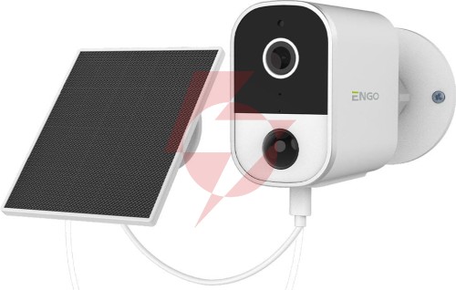 Engo controls ecam-solar- smart kamera wi-fi z baterią  i panelem solarnym, 4mp