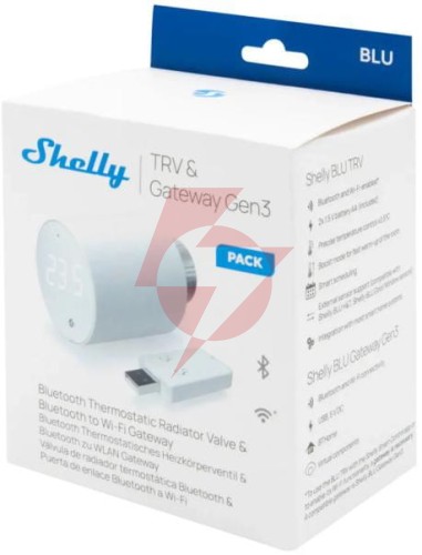 Shelly blu trv 2-pack 2 x blu trv + 1 x blu gateway gen3