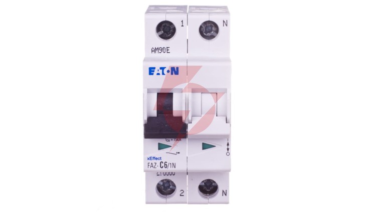 Wyłącznik nadprądowy 1+N C 6A 15kA AC FAZ C6/1N 278668