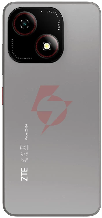Smartfon zte blade a35e 2/64gb (silver gray)
