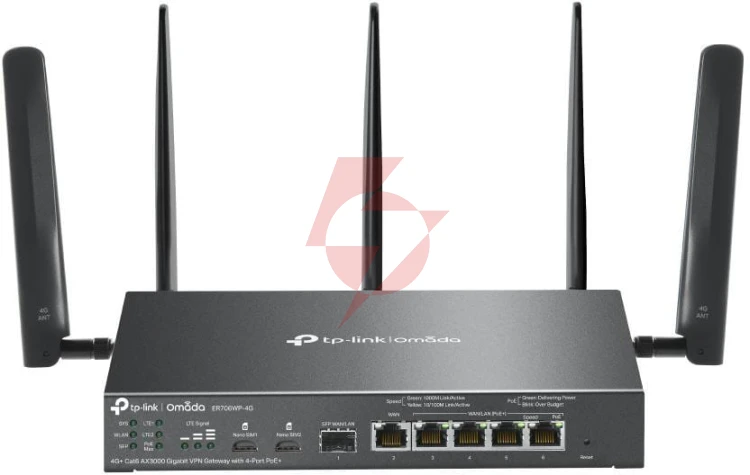Router tp-link er706wp-4g lte cat6 omada ax3000