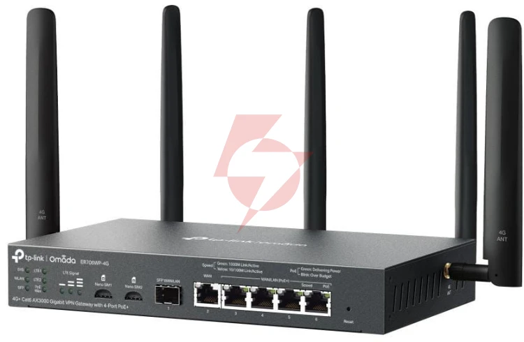 Router tp-link er706wp-4g lte cat6 omada ax3000