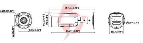 Kamera ip hikvision 12mpx  ds-2cd2t126g3-is2uy/sl(2.8mm)(ef)