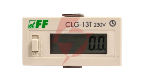 Licznik czasu pracy 110-240V AC/DC 6 znaków cyfrowy tablicowy 48x24mm CLG-13T 230V