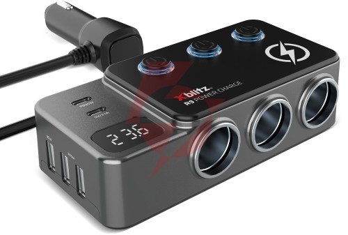 Rozdzielacz samochodowy xblitz r9