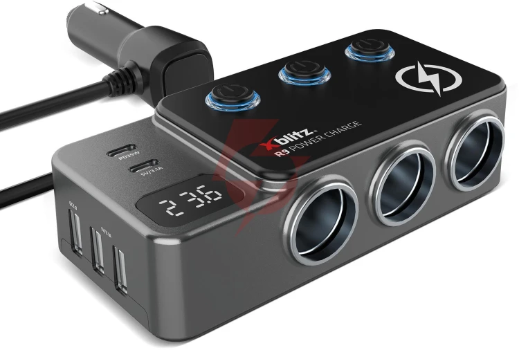 Rozdzielacz samochodowy xblitz r9