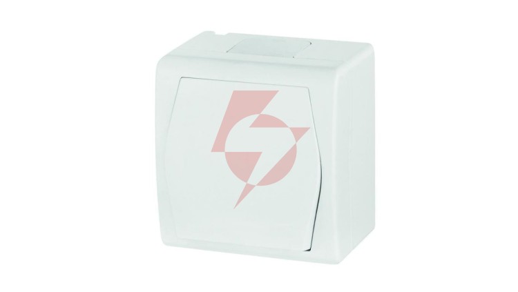 Hermes2 Łącznik 1-biegunowy biały IP44 LNT-1 1001-00