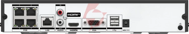 Rejestrator ip hilook nvr-104mh-c/4p(e) 4-kanałowy 8mp poe