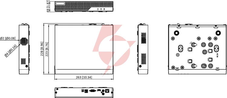 Rejestrator ip hilook nvr-104mh-c(e) 4-kanałowy 8mpx