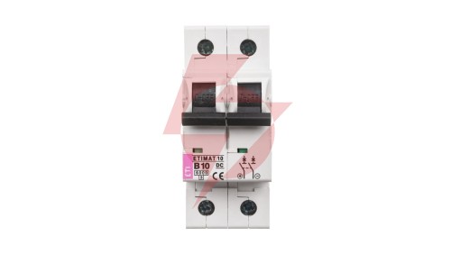 Wyłącznik nadprądowy 2P B 10A 6kA DC ETIMAT10 002128714