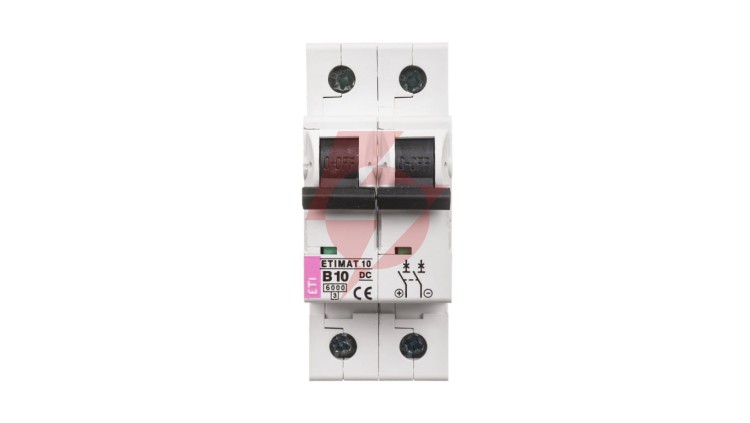 Wyłącznik nadprądowy 2P B 10A 6kA DC ETIMAT10 002128714