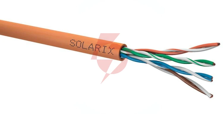 Kabel skrętka solarix cat.5e utp lsohfr b2ca sxkd-5e-utp-lsohfr-b2ca 305m