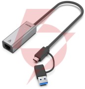 Unitek hybrydowy adapter usb-c/usb-a do sieci