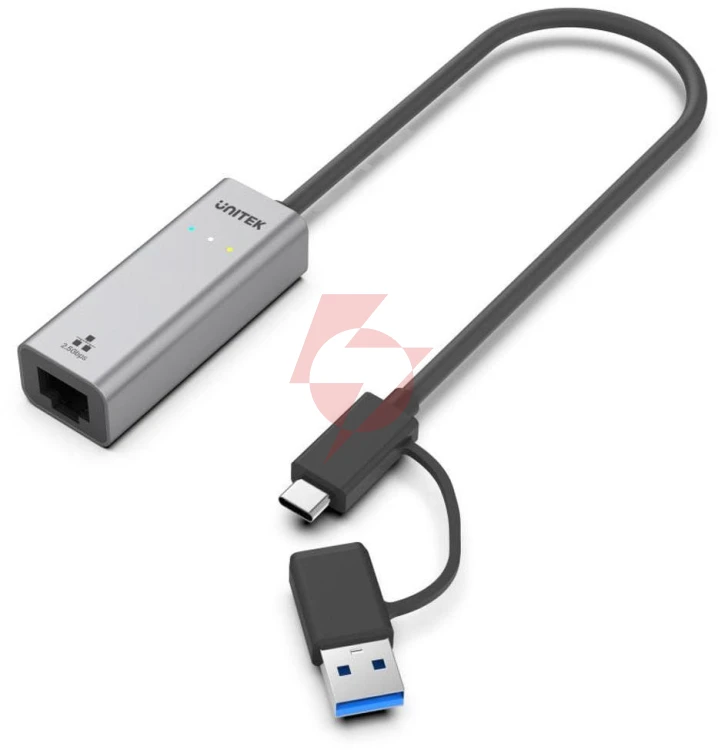 Unitek hybrydowy adapter usb-c/usb-a do sieci